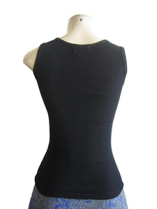 Cotton Round Neck Sleeveless Ribbed Tank Top (BAIK-605)