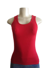 Cotton Round Neck Sleeveless Ribbed Tank Top (BAIK-605)