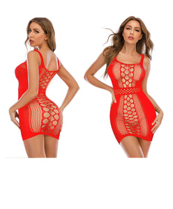 Women Mesh Fishnet Dress Lingerie (FAB-21119)