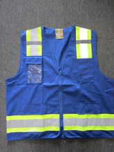 F&F Safety Vest with Pull up Zipper FAB-21132 PLUS