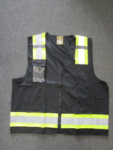 F&F Safety Vest with Pull up Zipper FAB-21132 PLUS