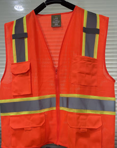 Safety Vest with Pockets FAB-21133