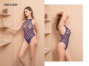 F & F Fishnet Bodysuit Lingerie FAB-21203