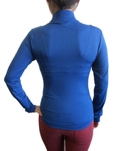 Women One Size Basic Mock Neck Long Sleeve Top with Fleece (FAB-13820)