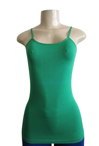 Women Basic Long Spaghetti Camisole Inner Tank Top (MP-T02)