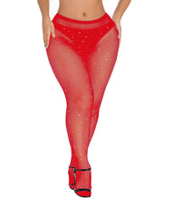 Lingerie Pantyhose with Rhinestones Plus Size XH-H01Q