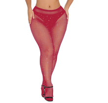 Lingerie Pantyhose with Rhinestones Plus Size XH-H01Q