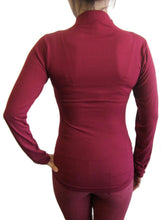 Women One Size Basic Mock Neck Long Sleeve Top with Fleece (FAB-13820)