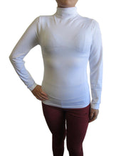 Mock Neck Long Sleeve Top with Fleece (FAB-13820)