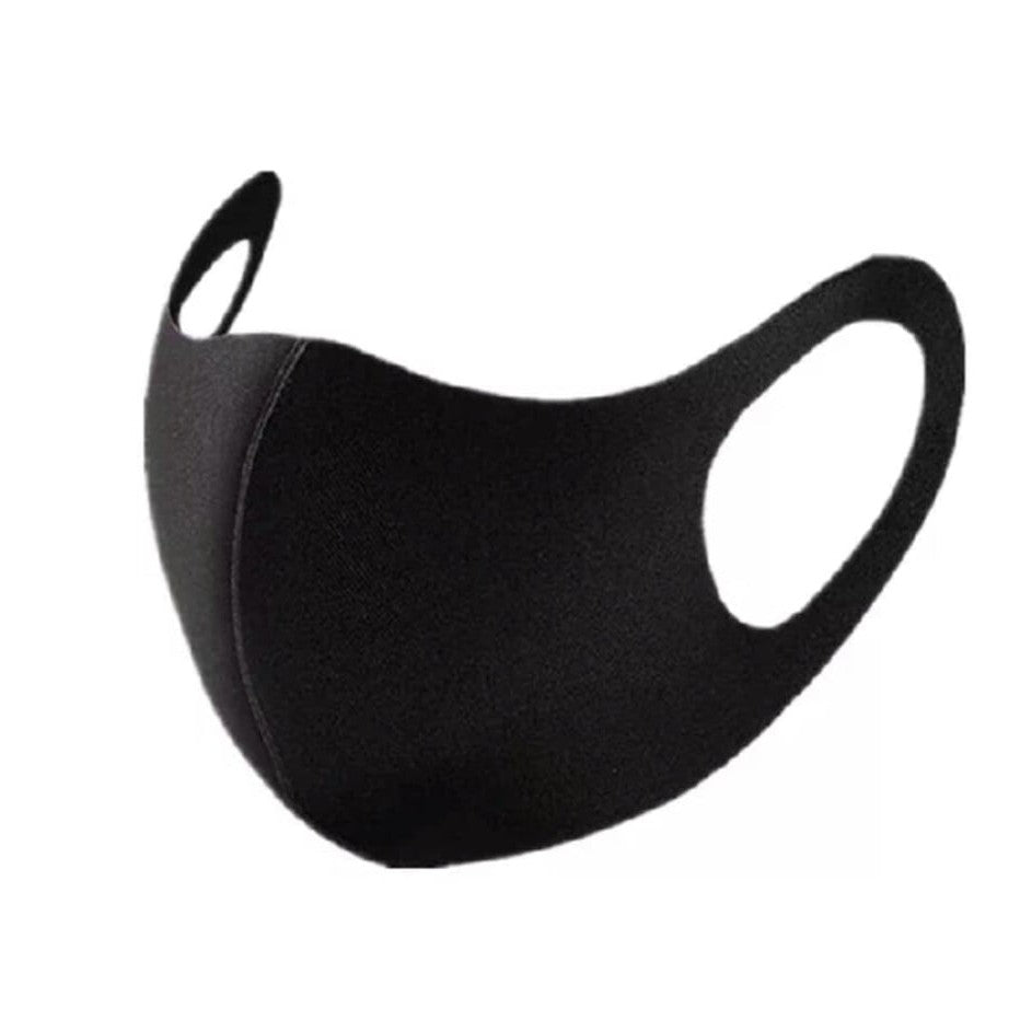 Plain Black Anti-Pollution Daily Mask 