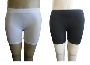 2 Pcs Bundle Women Yoga Biker Mini Shorts Plus Size (Mini Pls 2pcs)